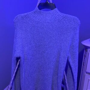 gray turtleneck sweater